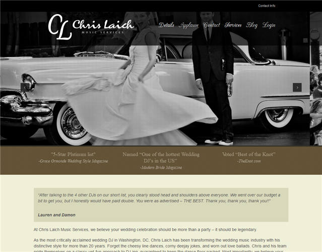 Chris Laich wedding vendor photo