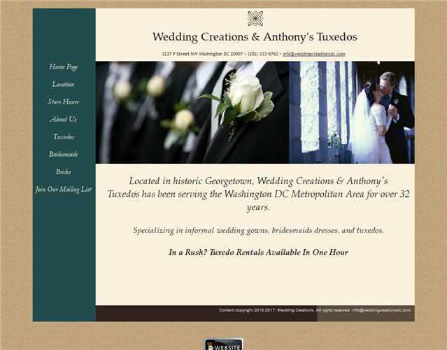 Wedding Creations DC wedding vendor photo