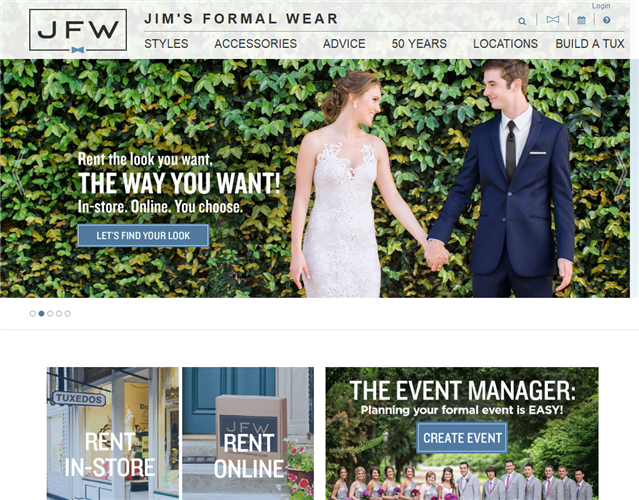 Jim’s Formal Wear wedding vendor photo