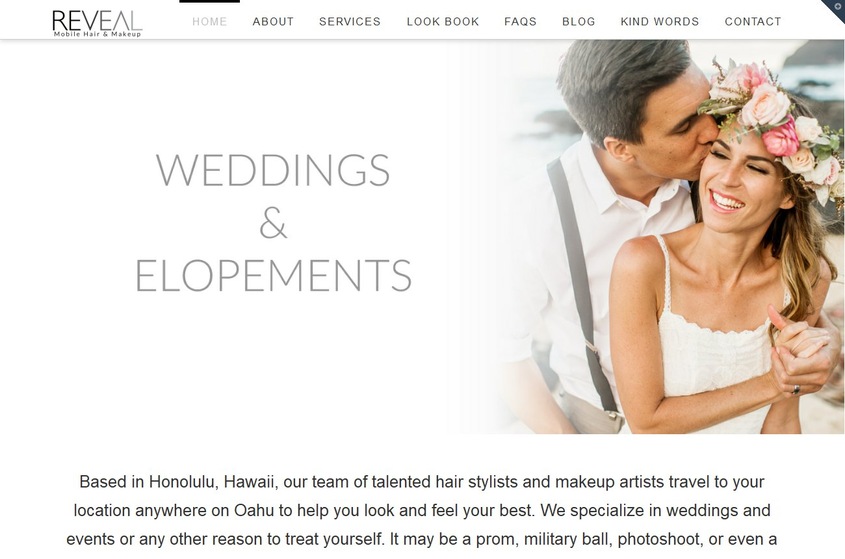 Reveal Hair & Makeup wedding vendor photo
