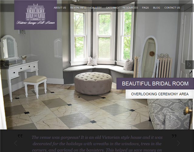 Historic Savage Mill Manor wedding vendor photo