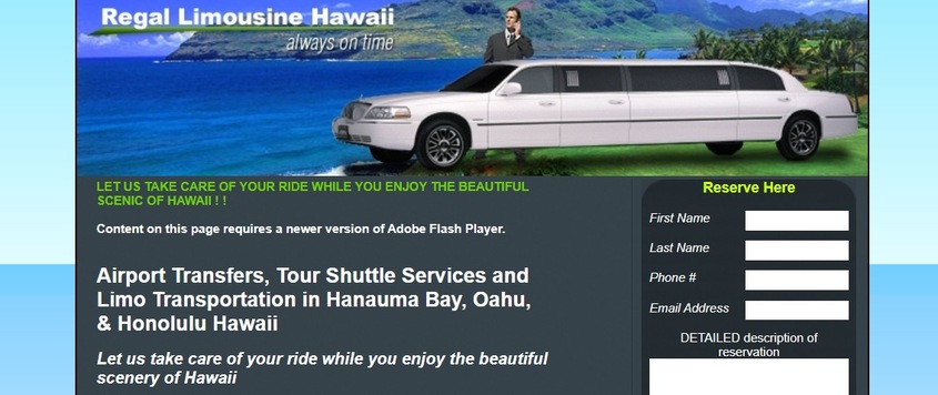 Regal Limousine Hawaii wedding vendor photo