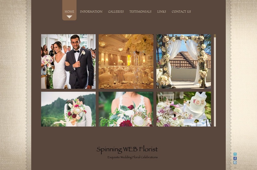 Spinning WEB Floral Design wedding vendor photo