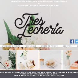 Photo of Cubes Baking Co, a wedding cake bakery in Seattle