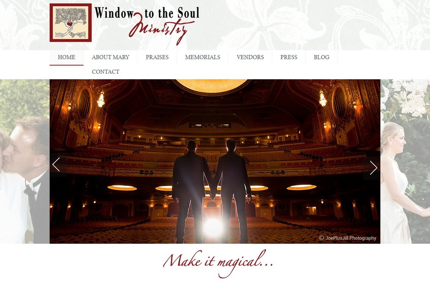 Window to the Soul Ministry wedding vendor photo