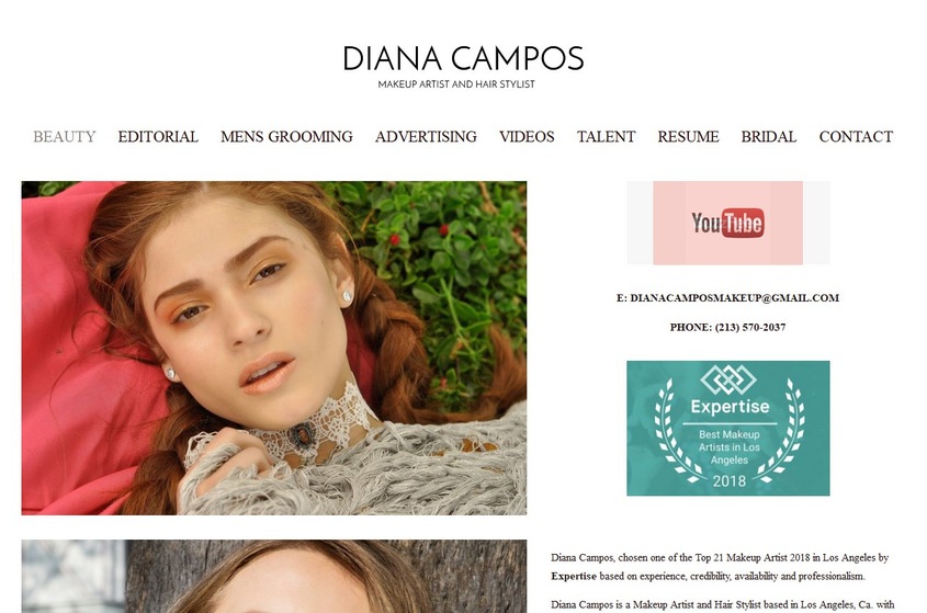 Diana Campos Make Up wedding vendor photo