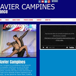 Photo of Javier Campines Dance, a wedding dance instructor in Los Angeles