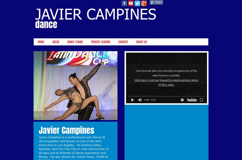 Javier Campines Dance wedding vendor photo