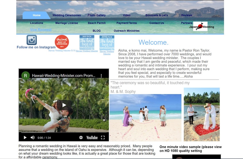 Hawaii-Wedding-Minister wedding vendor photo