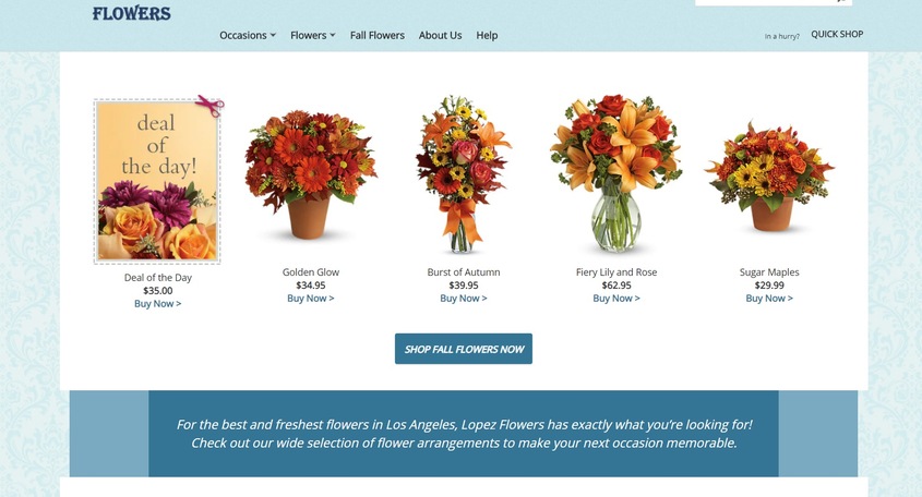 Lopez Flowers Shop CA wedding vendor photo