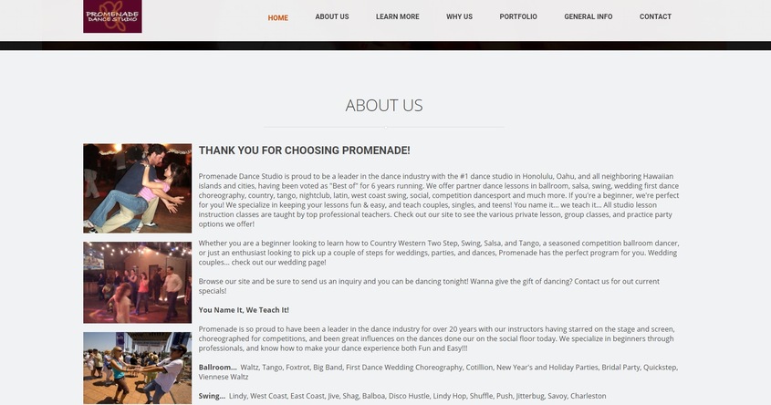 Promenade Dance Studio wedding vendor photo