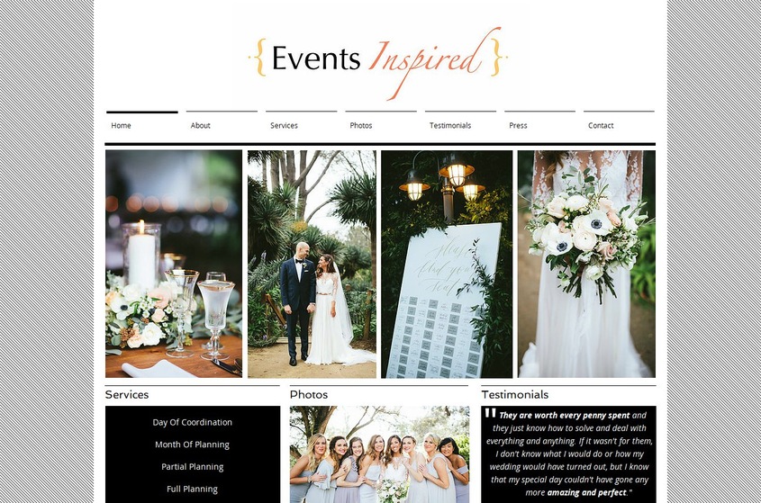 Events Inspired wedding vendor photo