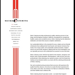 Photo of Metro Catering, a wedding caterer in San Diego