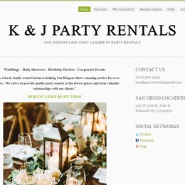 Photo of K & J Party Rentals, a wedding rentals in San Diego