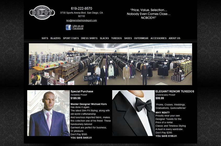 Men's Depot Fashion wedding vendor photo