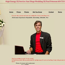 Photo of High Energy Dj Services, a wedding MC (Master of Ceremonies) in San Diego