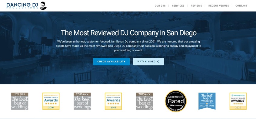 Dancing DJ Productions wedding vendor photo