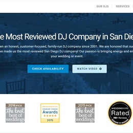 Photo of Dancing Dj Productions, a wedding DJ in San Diego