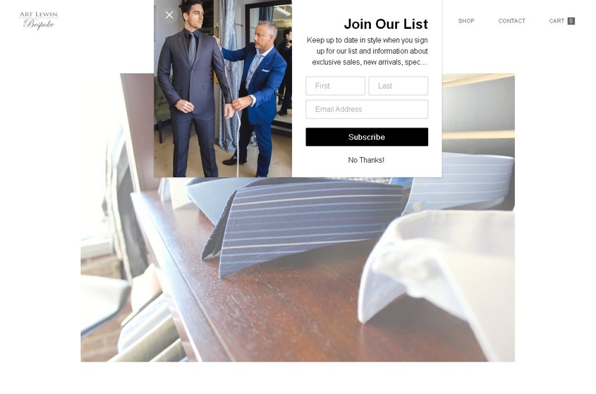 Art Lewin Bespoke wedding vendor photo