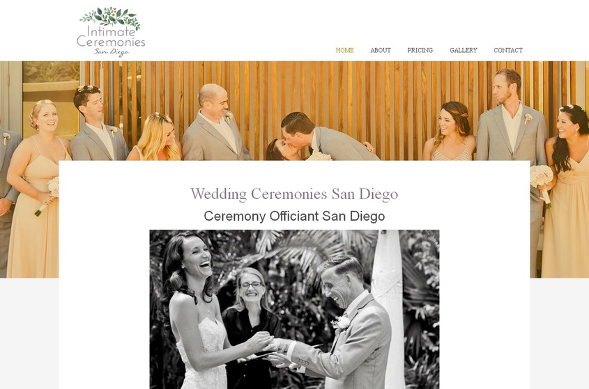 Intimate Ceremonies San Diego wedding vendor photo