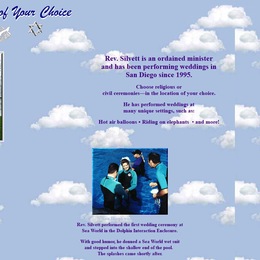 Photo of A Wedding Of Your Choice, a wedding officiant in San Diego