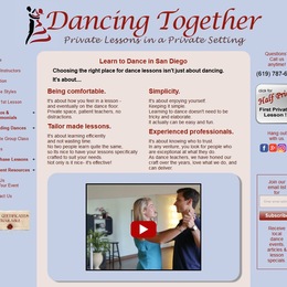 Photo of Dancing Together, a wedding dance instructor in San Diego