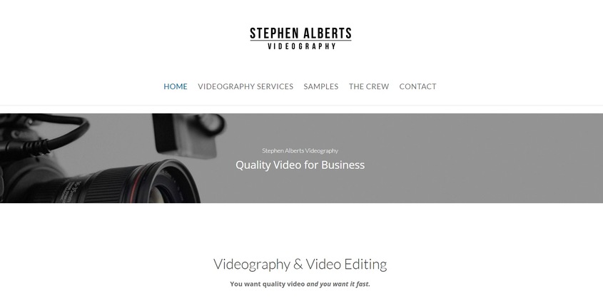 Stephen Alberts Videography wedding vendor photo