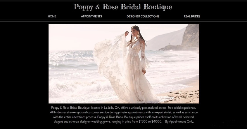 Poppy & Rose Bridal wedding vendor photo