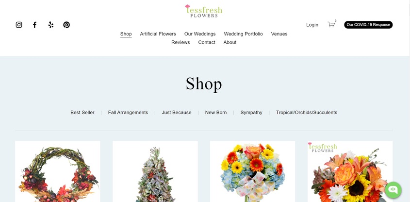 Tessfresh Flowers wedding vendor photo