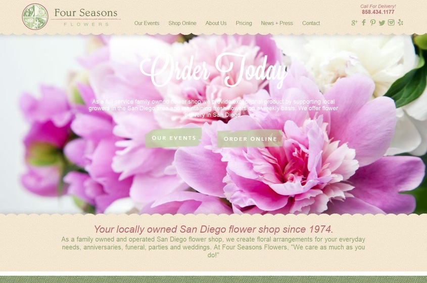 Four Seasons Flowers wedding vendor photo