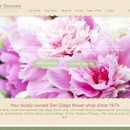 Photo of Four Seasons Flowers, a wedding florist in San Diego