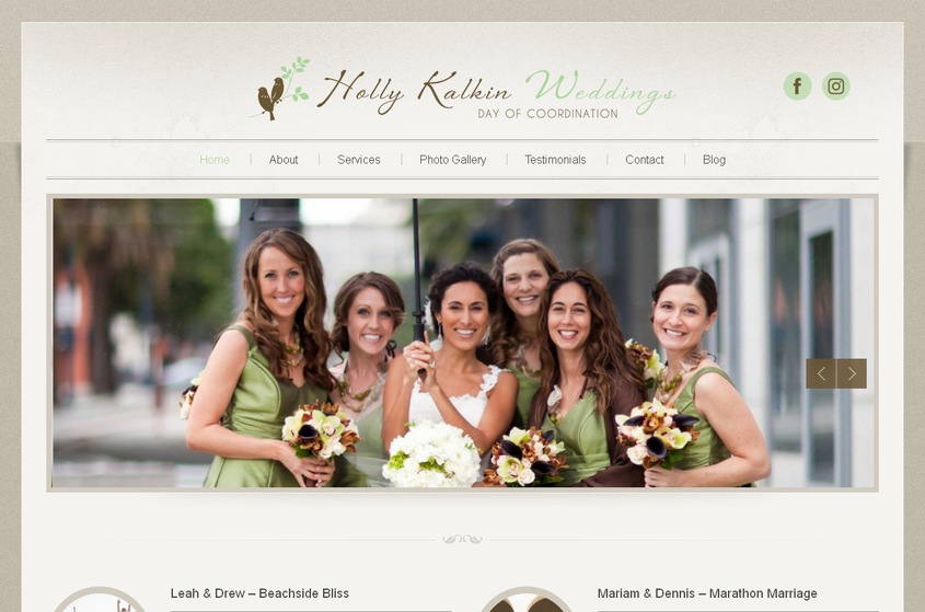 Holly Kalkin Weddings wedding vendor photo