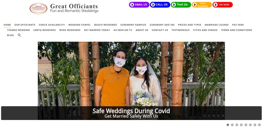 Great Officiants wedding vendor photo