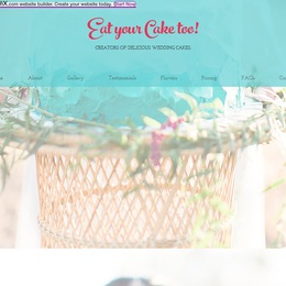 Photo of Eat Your Cake Too, a wedding cake bakery in San Diego