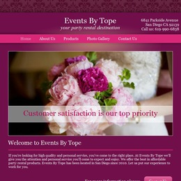 Photo of Events By Tope, a wedding rentals in San Diego