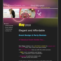Photo of San Diego Linens, a wedding rentals in San Diego