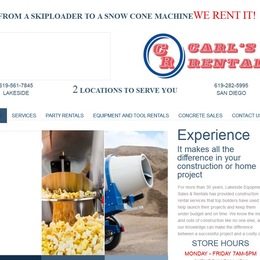 Photo of Lakeside Equipment Sales & Rentals, a wedding rentals in San Diego
