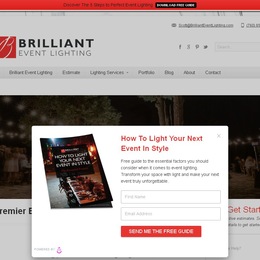 Photo of Brilliant Event Lighting, a wedding rentals in San Diego