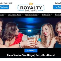 Photo of Royalty Limousine, a wedding limo service in San Diego