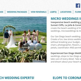 Photo of Seaside Beach Wedding San Diego, a wedding officiant in San Diego