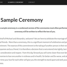 A Perfect Little Ceremony photo