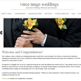 Photo of Vince Tango Weddings, a wedding officiant in Denver