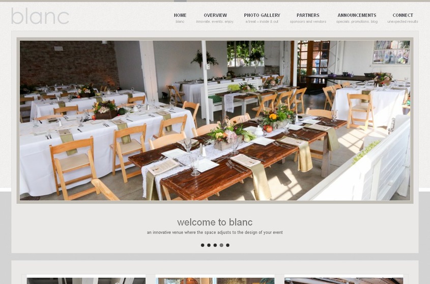 Blanc wedding vendor photo