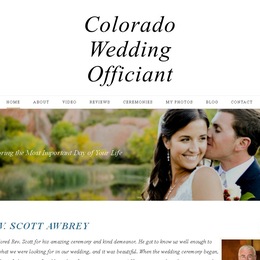 Photo of Rev. Scott Awbrey, a wedding officiant in Denver