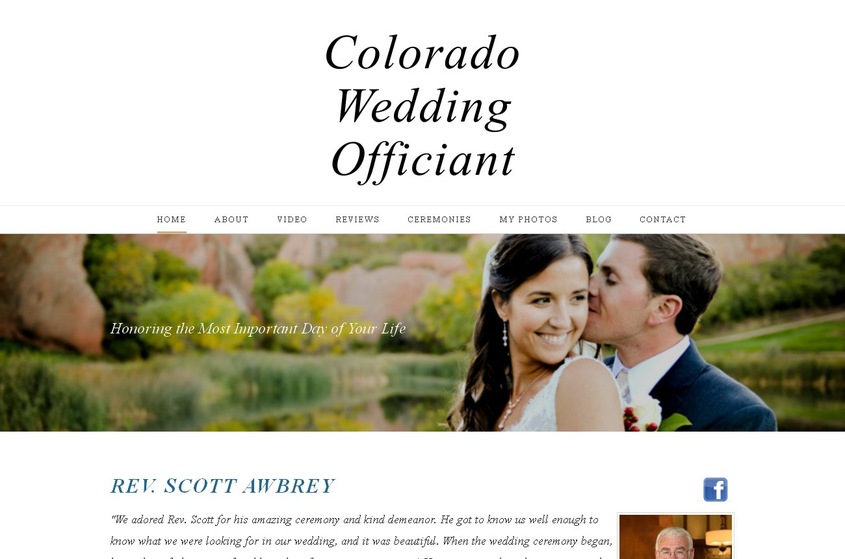 Rev. Scott Awbrey  wedding vendor photo