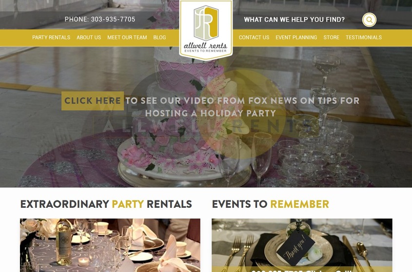 Allwell Rents wedding vendor photo