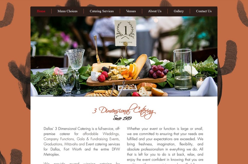 3 Dimensional Catering & Design LLC. wedding vendor photo