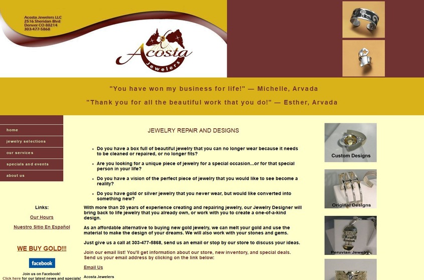 Acosta Jewelers wedding vendor photo
