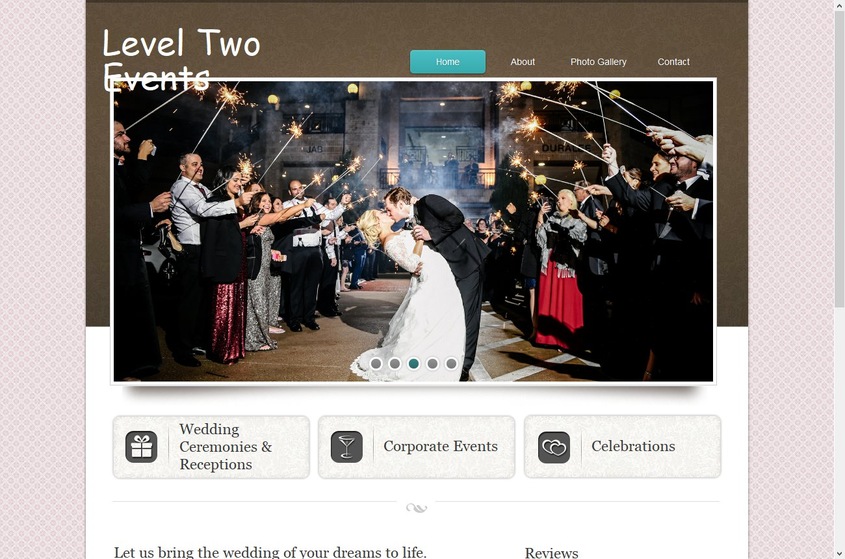 Level Two Events wedding vendor photo