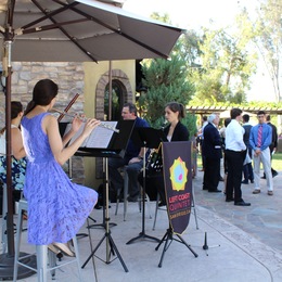 Photo of Left Coast Quintet, a wedding live music in San Diego